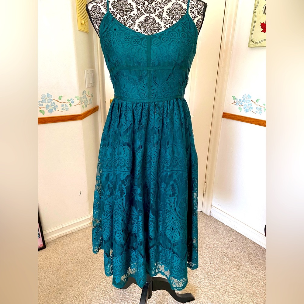 BB Dakota Lace A-Line Dress